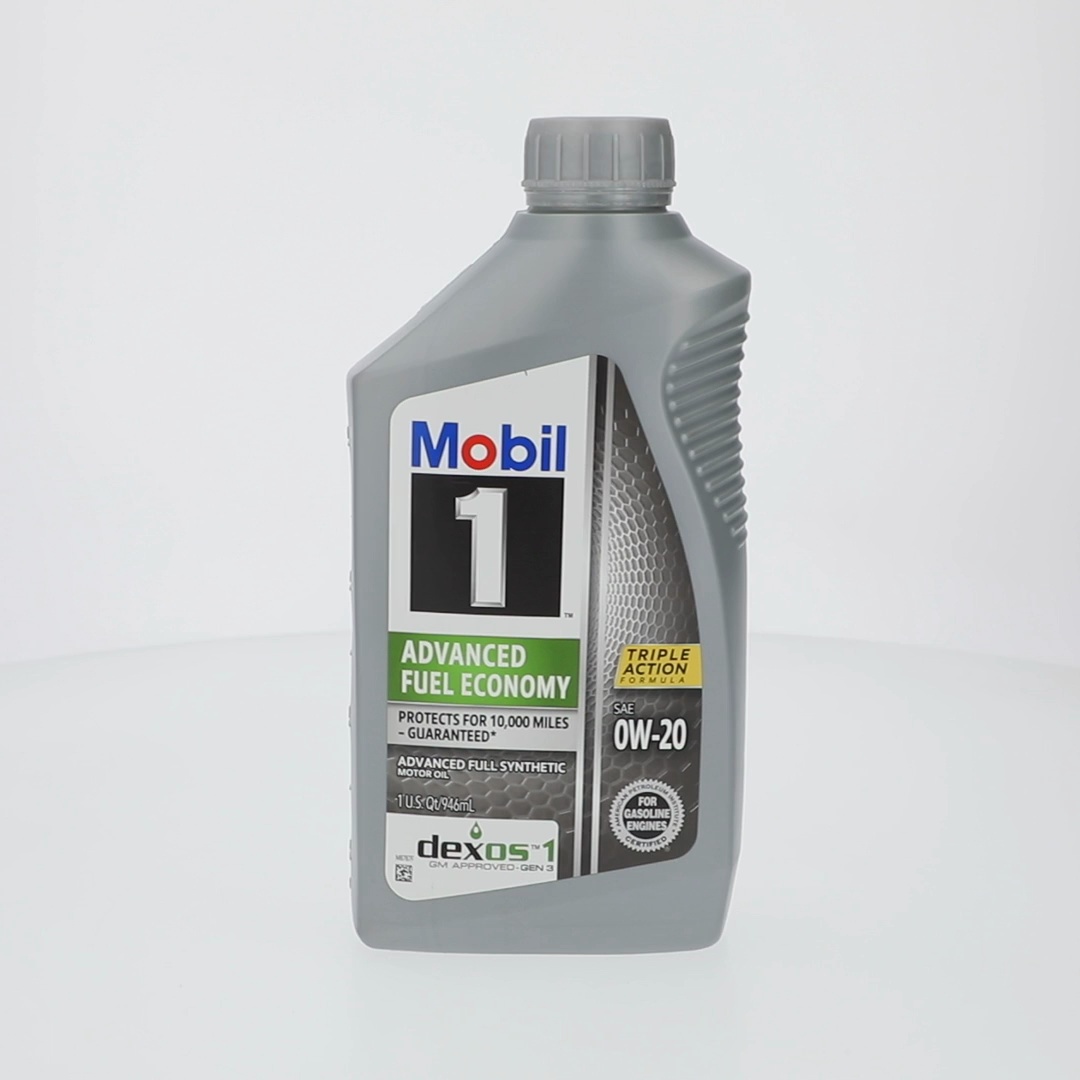 Mobil 1 Advanced Fuel Economy Synthetic Motor Oil, 0W-20, 1 Quart