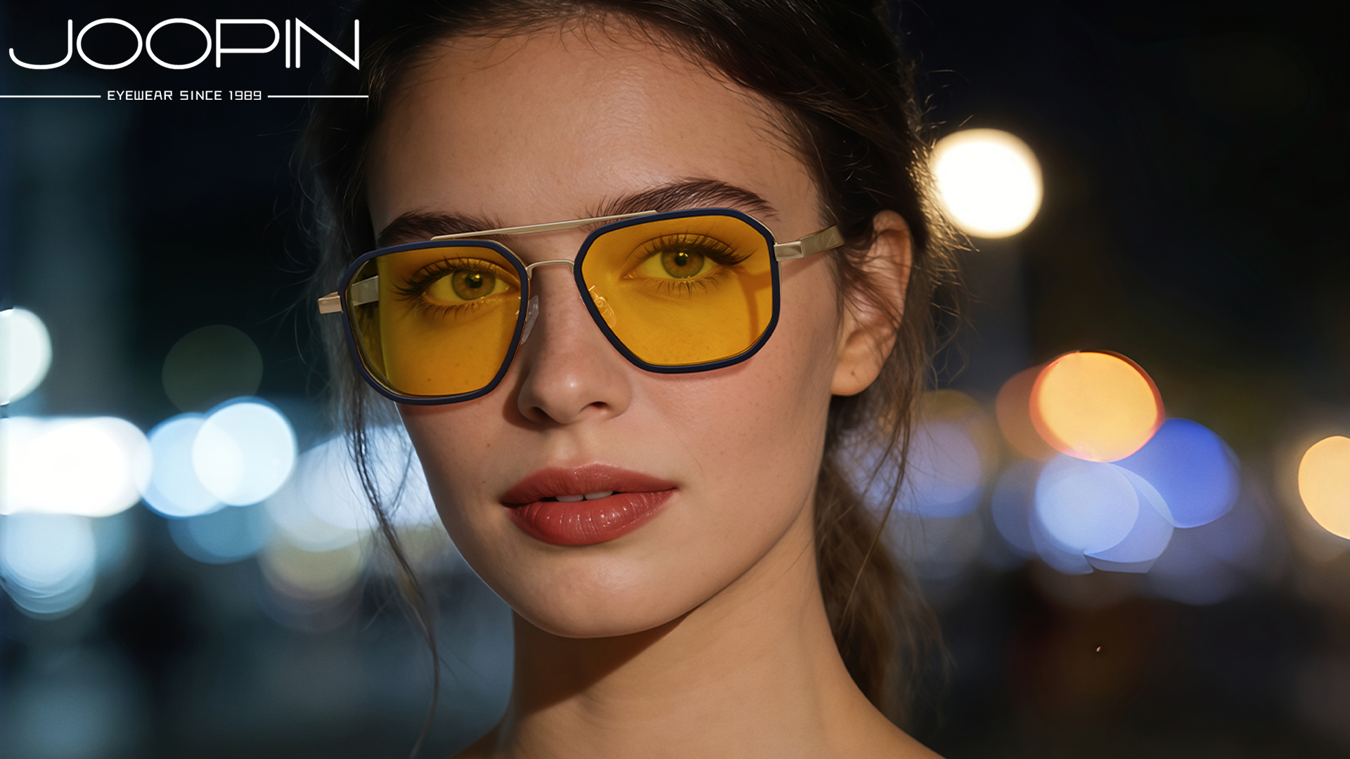 thumbnail video image 2 of Joopin Night Vision Glasses for Men Women Classic Aviation UV Protection Glasses for Driving Hiking Fishing, 2 of 8