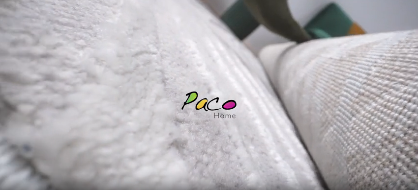 thumbnail video image 2 of Paco Home Area Rug with Modern Palm Leaves Pattern, 2 of 6