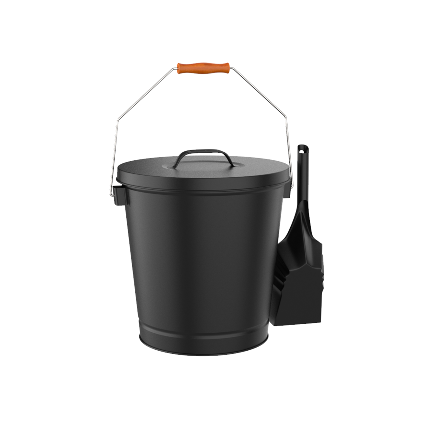 Open Hearth Fireplace Ash Bucket with Shovel at Menards®