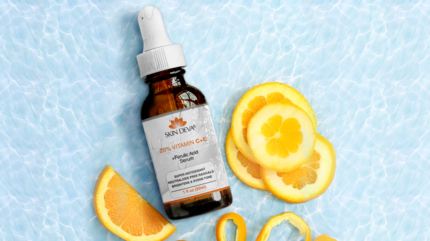 thumbnail video image 2 of Skin Deva Vitamin C, E, Ferulic Antioxidant Serum – 1 oz, 2 of 7