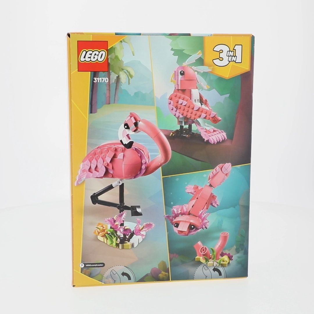 Free Shipping! LEGO Creative 3 in 1 Wild Animals Toy with Pink