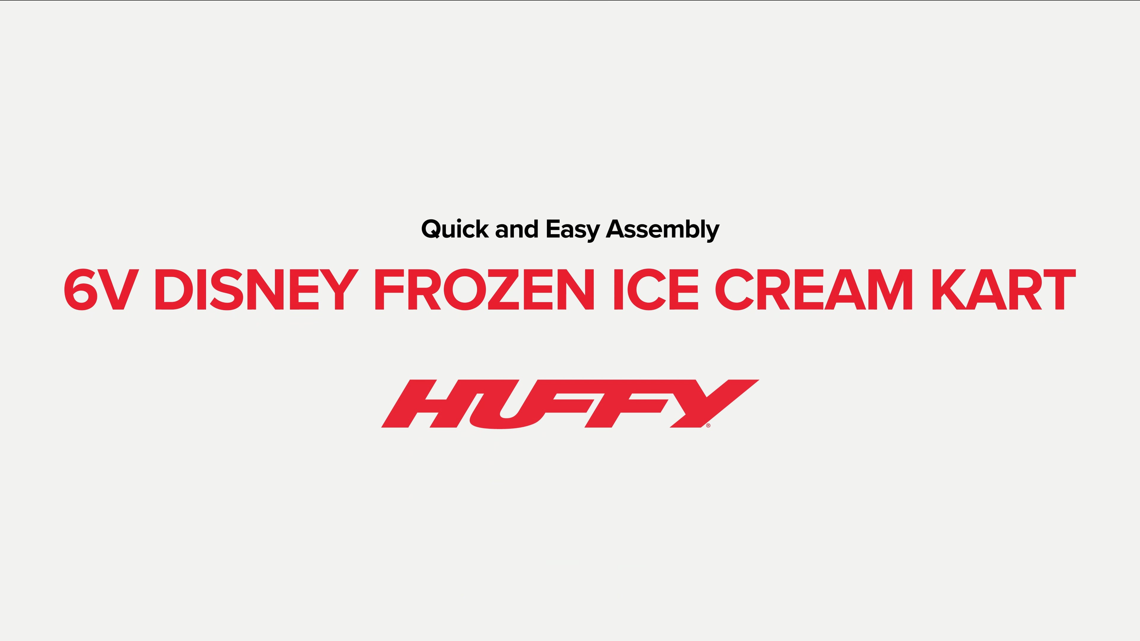 thumbnail video image 2 of Huffy 6V Disney Frozen Ice Cream Kart Ride-on, Ages 3-7, Kids, Purple, 2 of 29