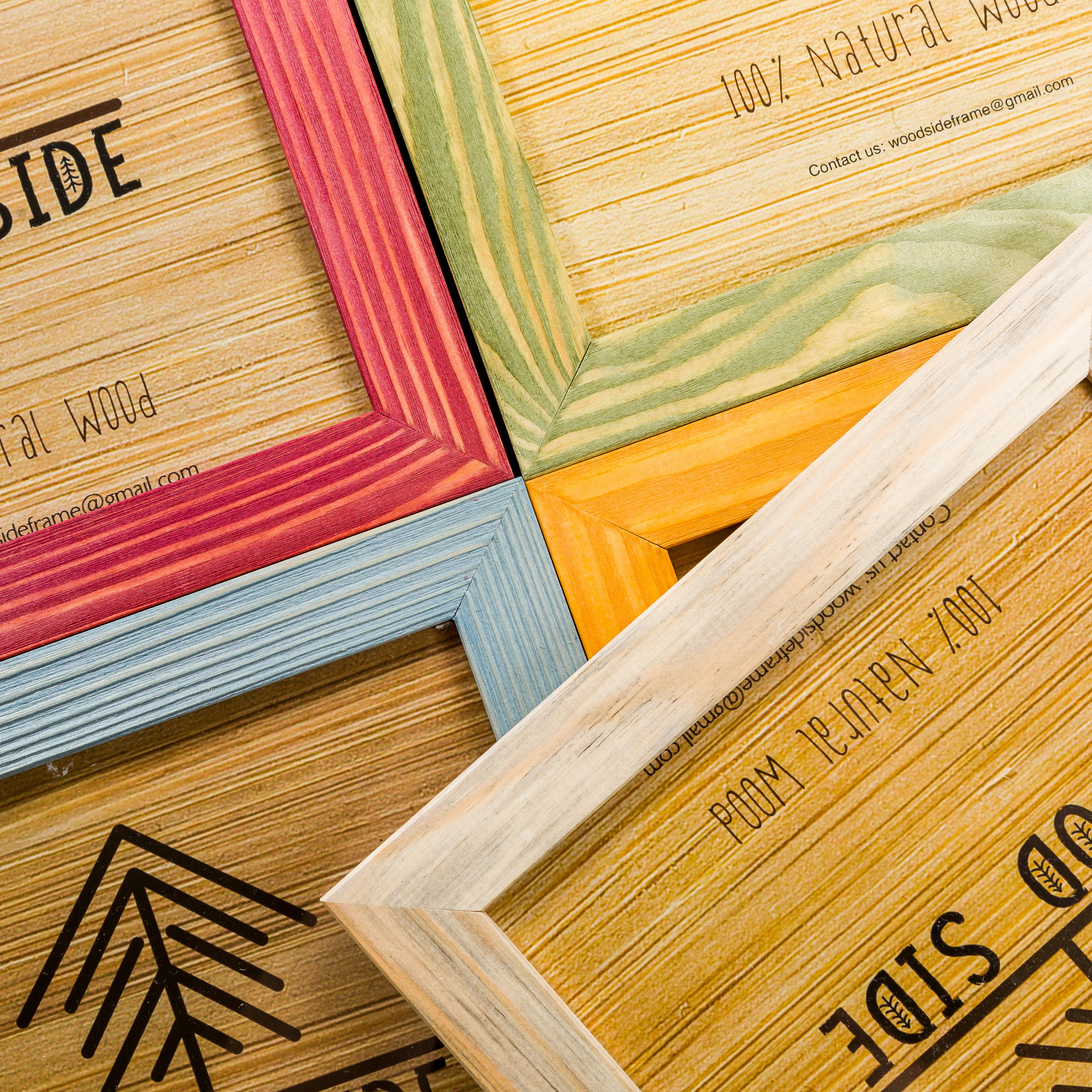 thumbnail video image 2 of Rustic Wooden Poster Picture Frame 20x30 - Natural Solid Eco Distressed Wood for Wall Mounting Photo Frame - Grey, 2 of 7