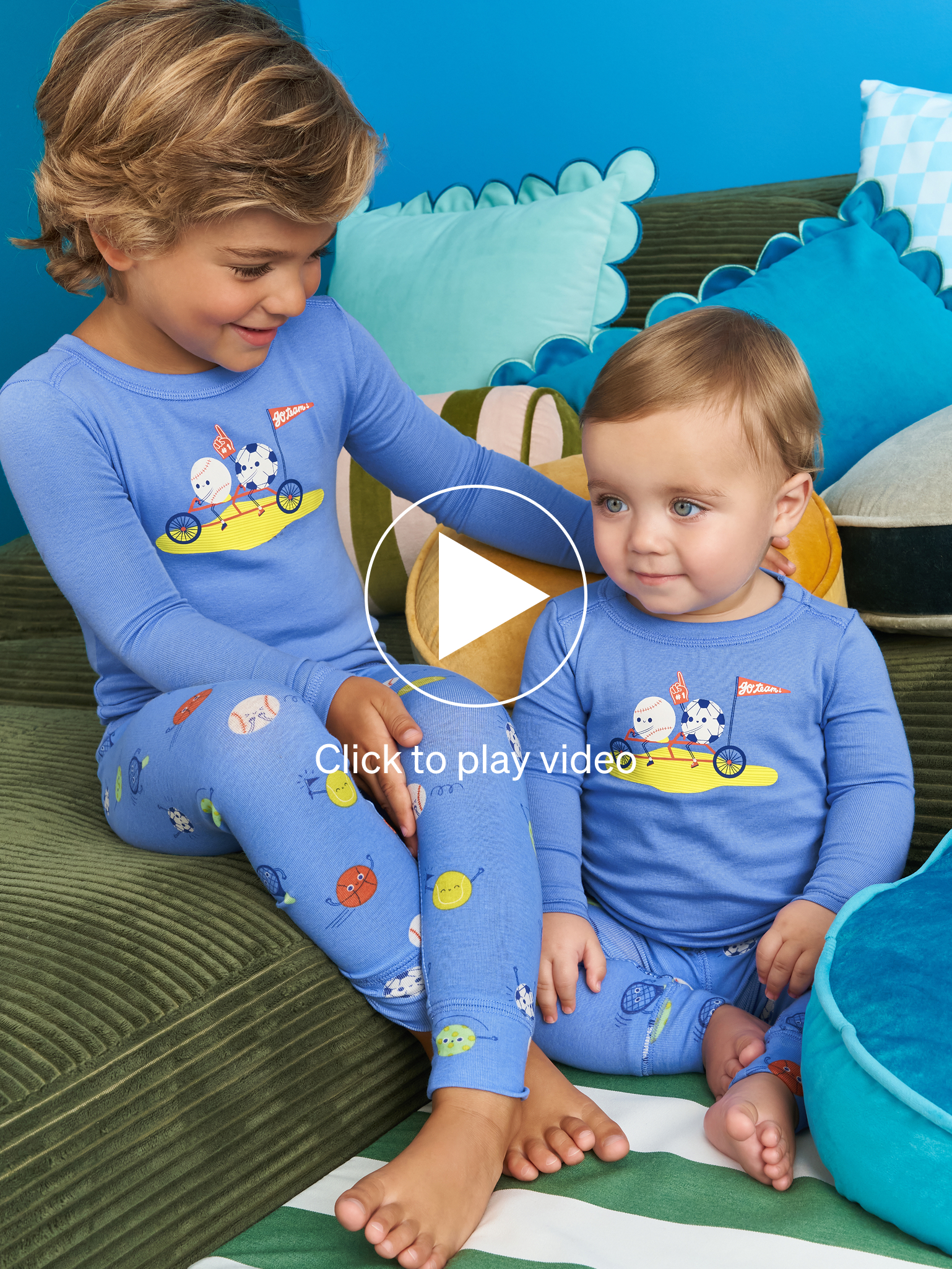 thumbnail video image 2 of Garanimals Baby & Toddler Pajama Sets, 2-Piece & 6-Piece, Sizes 12M–6T, 2 of 8
