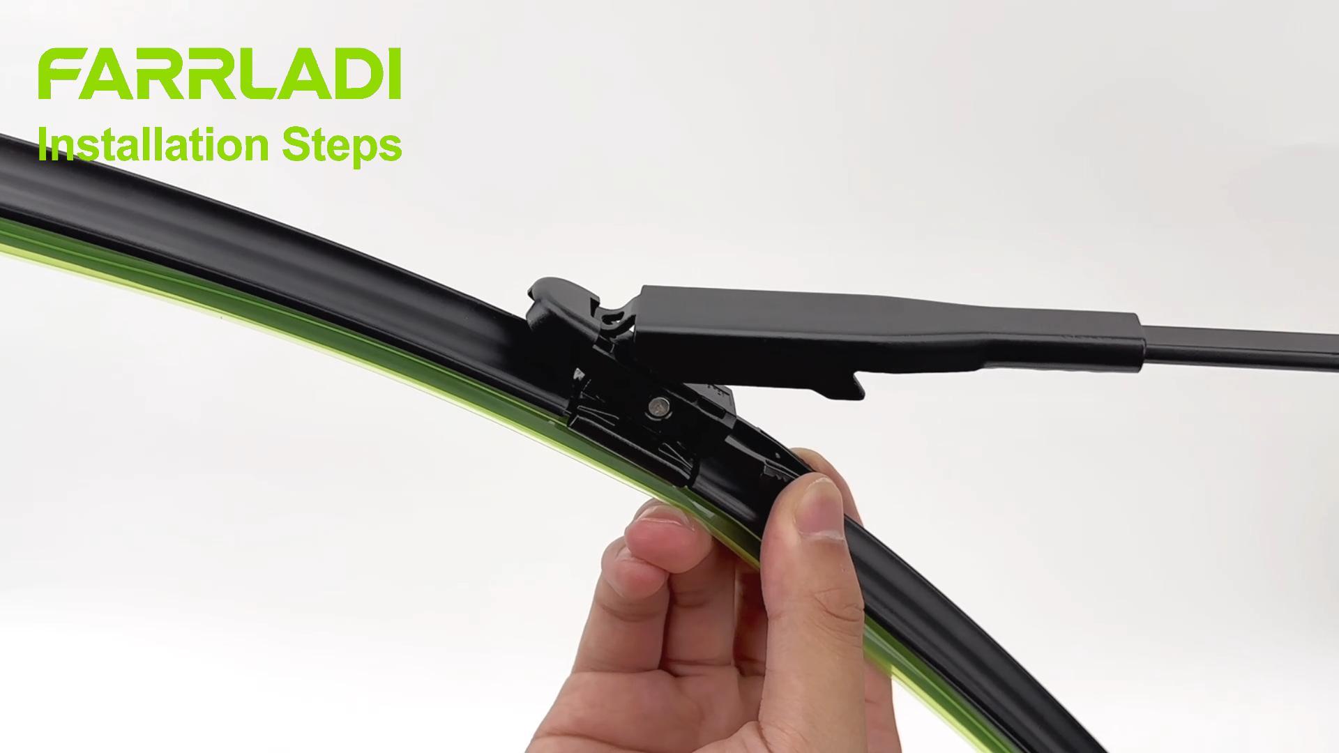 thumbnail video image 2 of FARRLADI Silicone Windshield Wipers Replacement for Ford Explorer 2011-2023,Police Interceptor Utility 2013-2023,Original Equipment Automotive Replacement Wiper Blades - 26"+22"+11"(3 Pack), 2 of 9