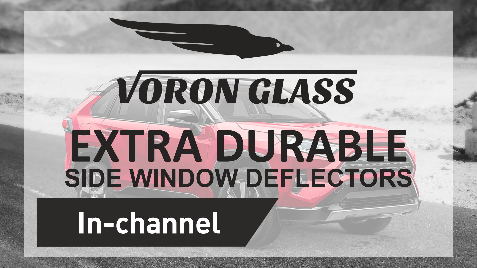thumbnail video image 2 of Voron Glass in-Channel Extra Durable Rain Guards for Chevrolet (Chevy) Traverse 2024-2026, Window Deflectors, Vent Window Visors, 4 Pieces - 200798, 2 of 8