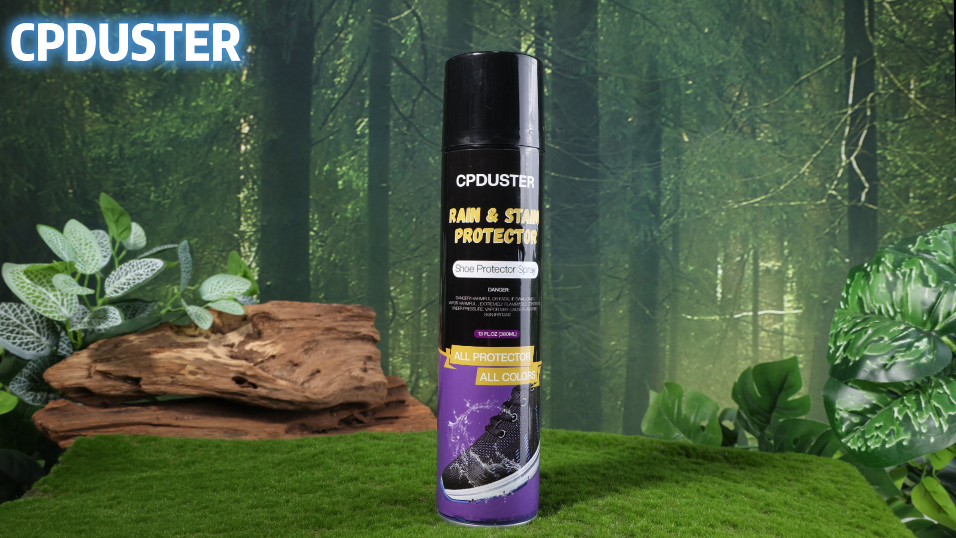 thumbnail video image 2 of CPDUSTER 13.5OZ Shoe Protector Sprays Waterproof: Nano Protection for Sneaker Suede Boots & Canvas, 2 of 6
