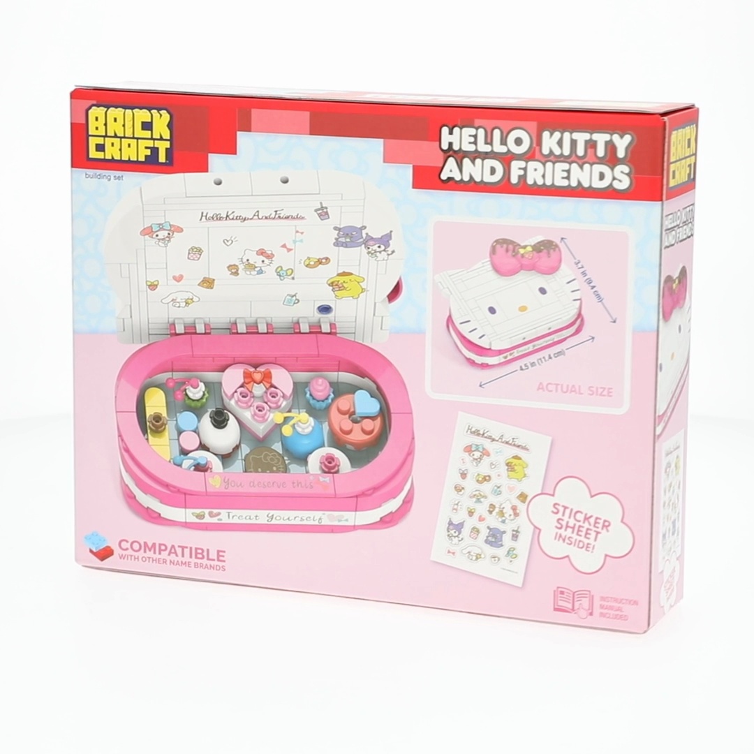 Brickcraft Hello Kitty Dessert Box Building Kit (184-Piece Set