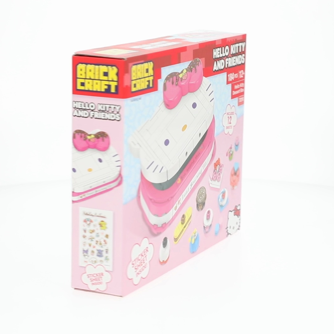 Brickcraft Hello Kitty Dessert Box Building Kit (184-Piece Set