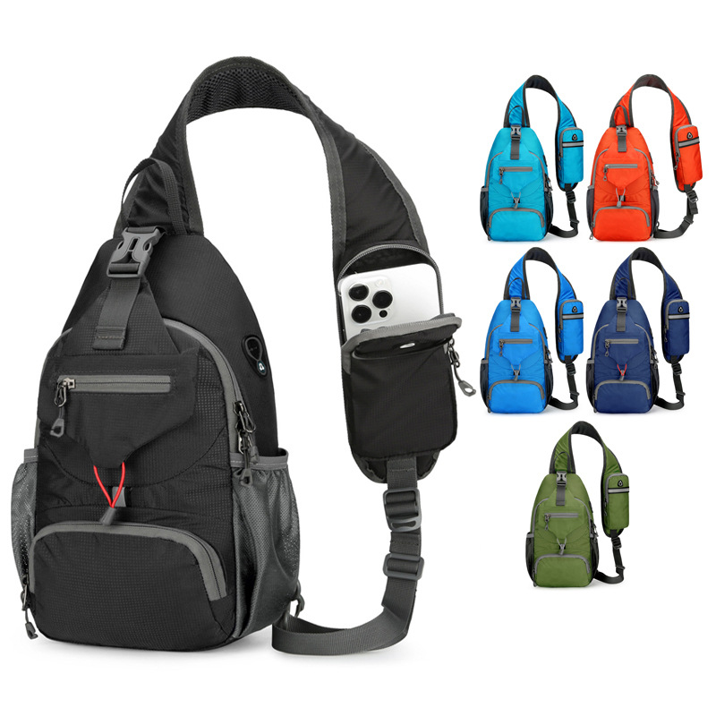 thumbnail video image 2 of SPEKSEE Packable Small Crossbody Sling Backpack Shoulder Chest Bag Daypack for Hiking Traveling fishing camping waterproof shoulder bag tactical shoulder bag fashionable crossbody, 2 of 11