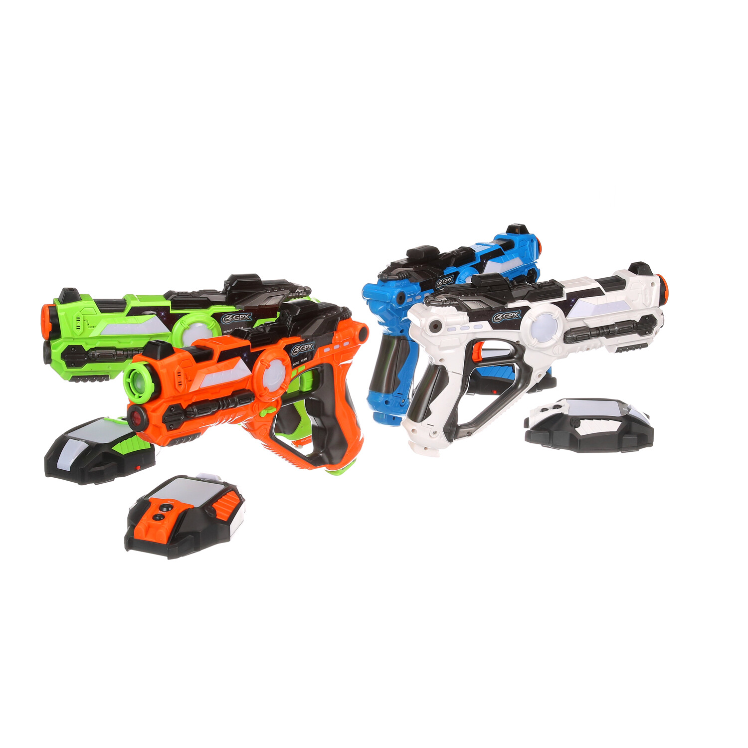 GPX Laser Tag Set of 4 Blasters and 4 Vests - Walmart.com