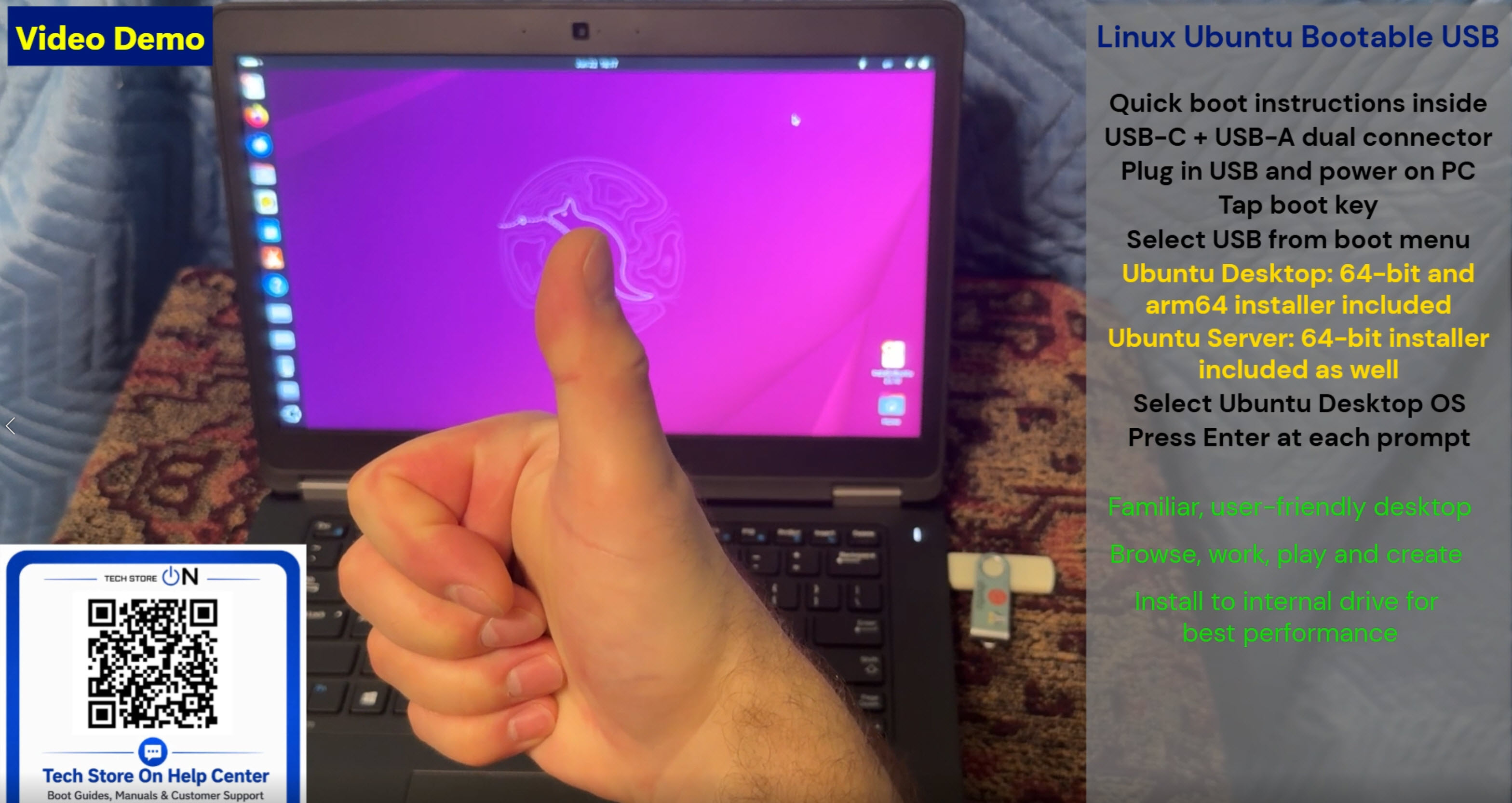 Ubuntu Bootable Ubuntu OS for Desktops & Servers - Bootable Live Install USB Flash ...