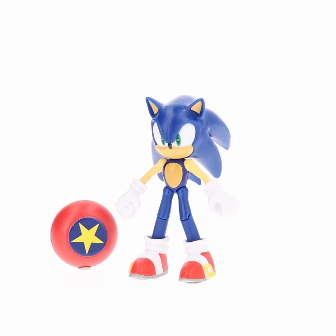 Sonic The Hedgehog 4 inch Articulated Figure With Star Spring