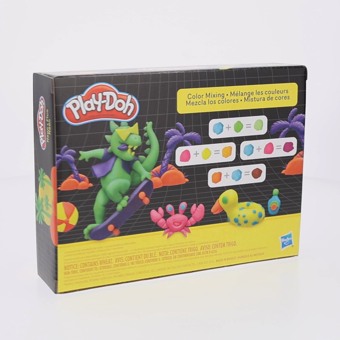 Play-Doh, Neon Colors 8 Pack, 2-Ounce Cans, Arts and Crafts for