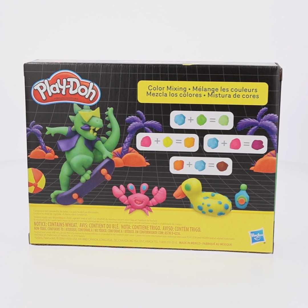Play-Doh, Neon Colors 8 Pack, 2-Ounce Cans, Arts and Crafts for