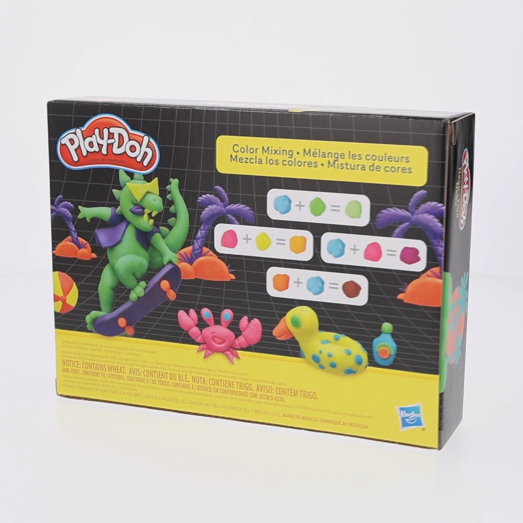 Play-Doh, Neon Colors 8 Pack, 2-Ounce Cans, Arts and Crafts for