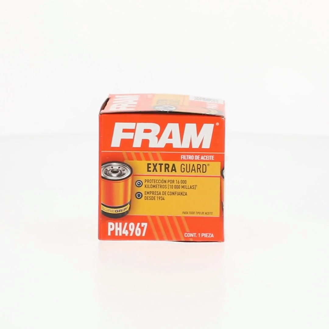 3 pack) FRAM Extra Guard Oil Filter, PH4967, 10K Miles