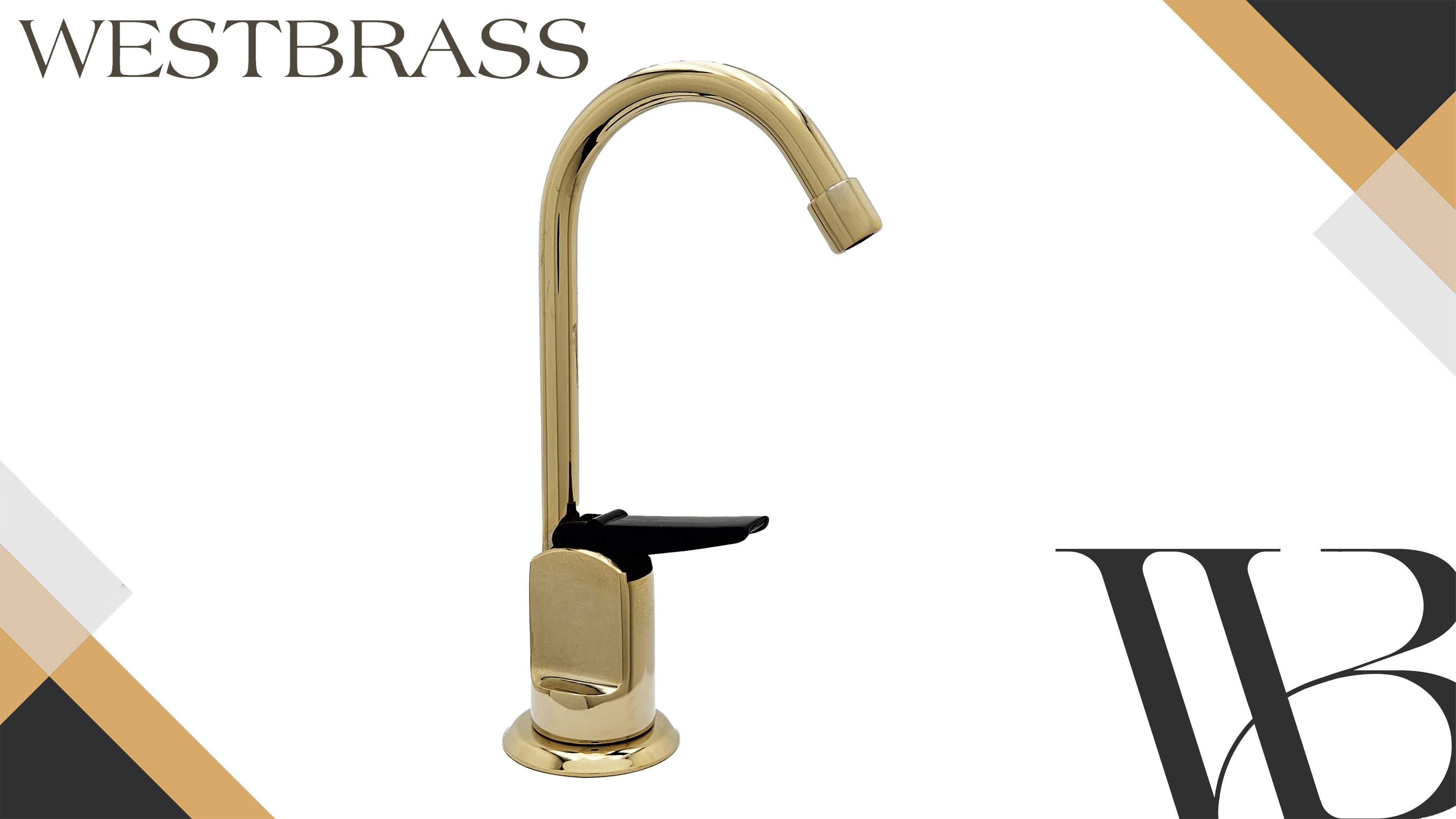 thumbnail video image 2 of Westbrass D203-NL-01 6" Touch-Flo Style Pure Cold Water Dispenser Faucet, Polished Brass, 2 of 14