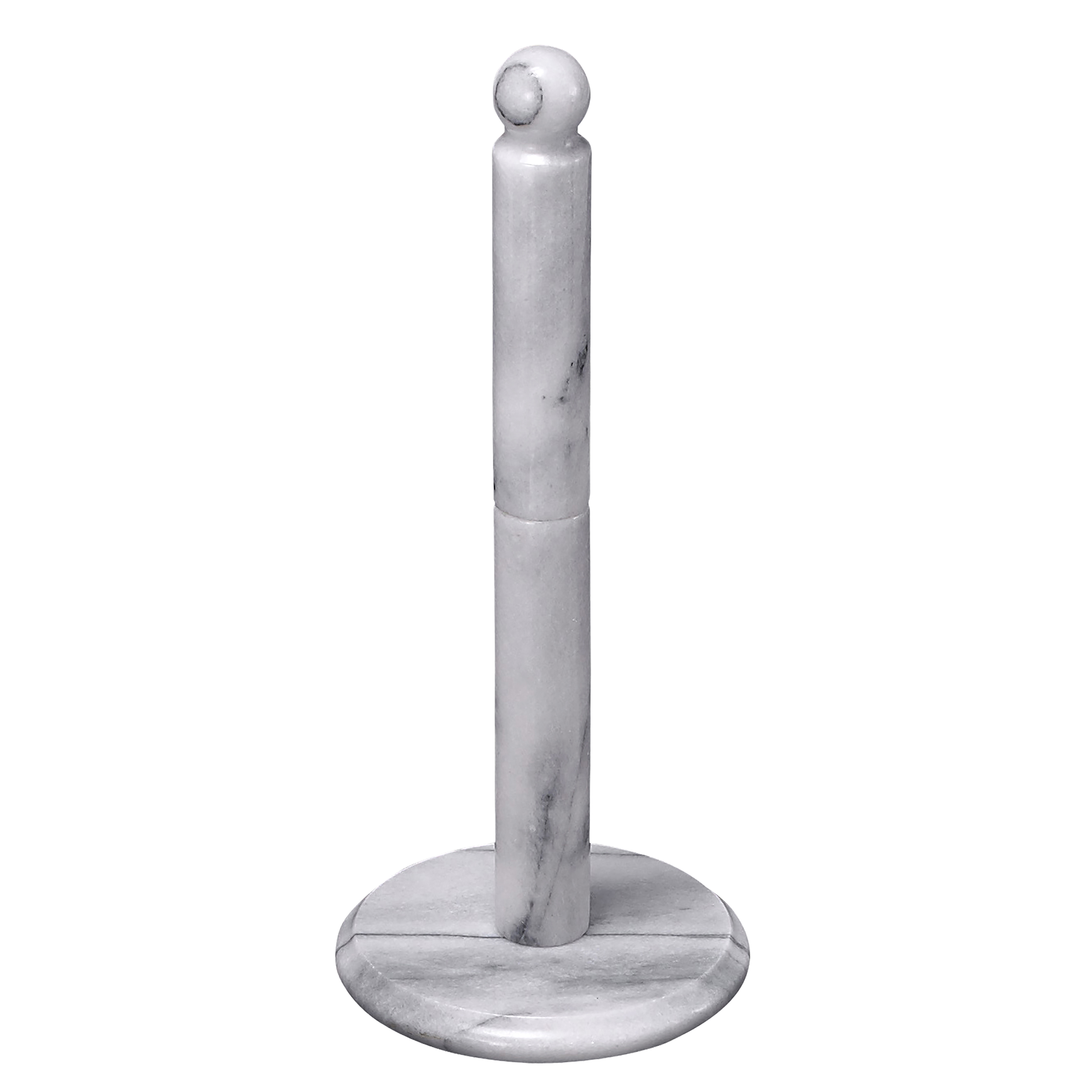 thumbnail video image 2 of Creative Home White Marble Storage Paper Towel Holder, 5.5" x 5.5" x 12.5", 2 of 13