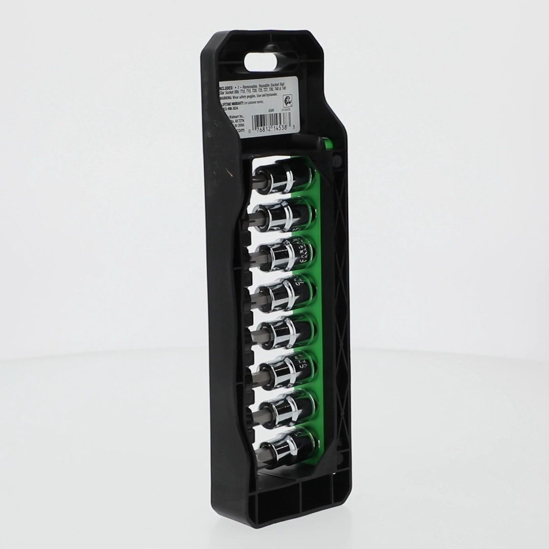 Hyper Tough 9-Piece 3/8-Inch Drive Star Socket Set for Automotive