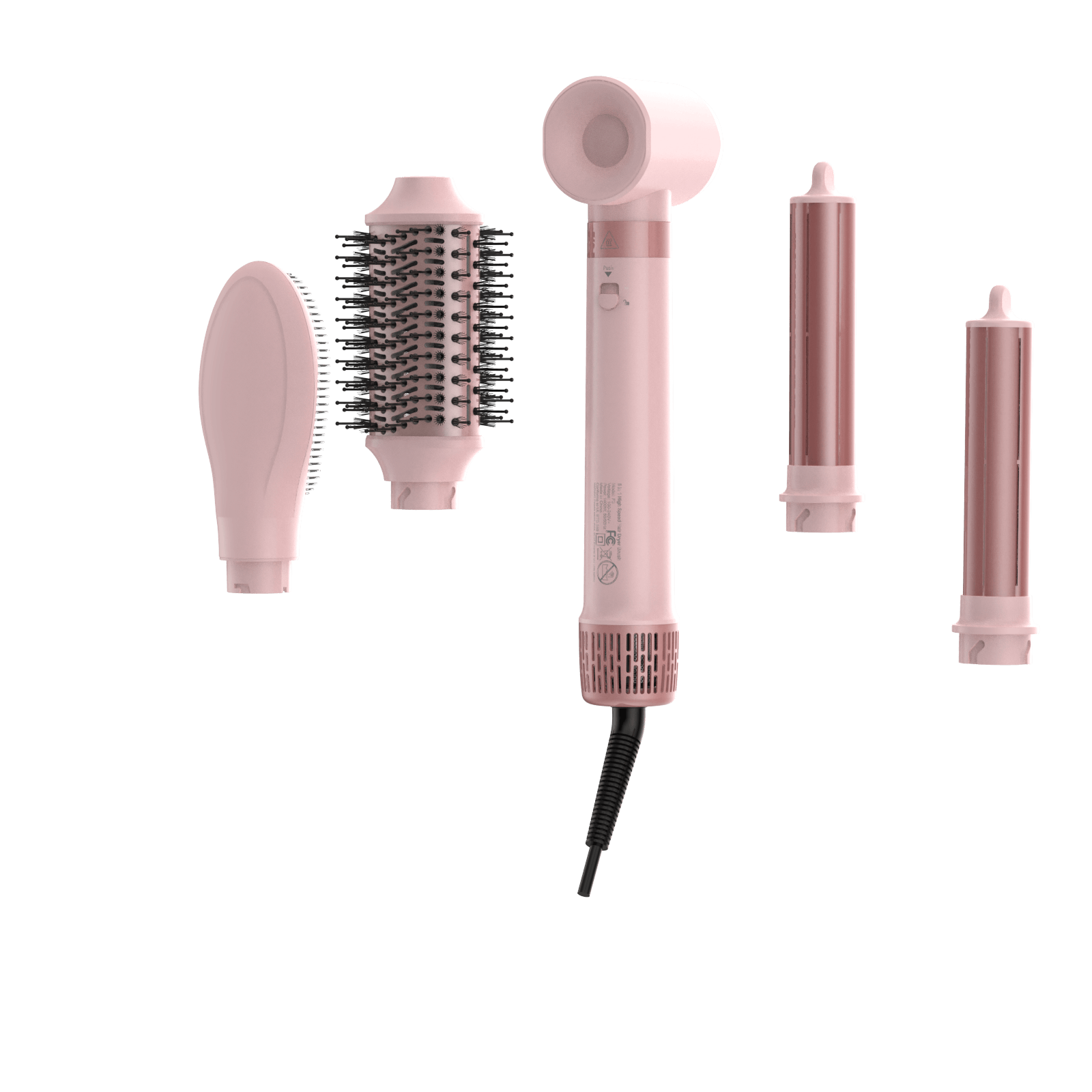 RACCOMB Dual Voltage Hair Styler 5-in-1 High-Speed Dryer Brush