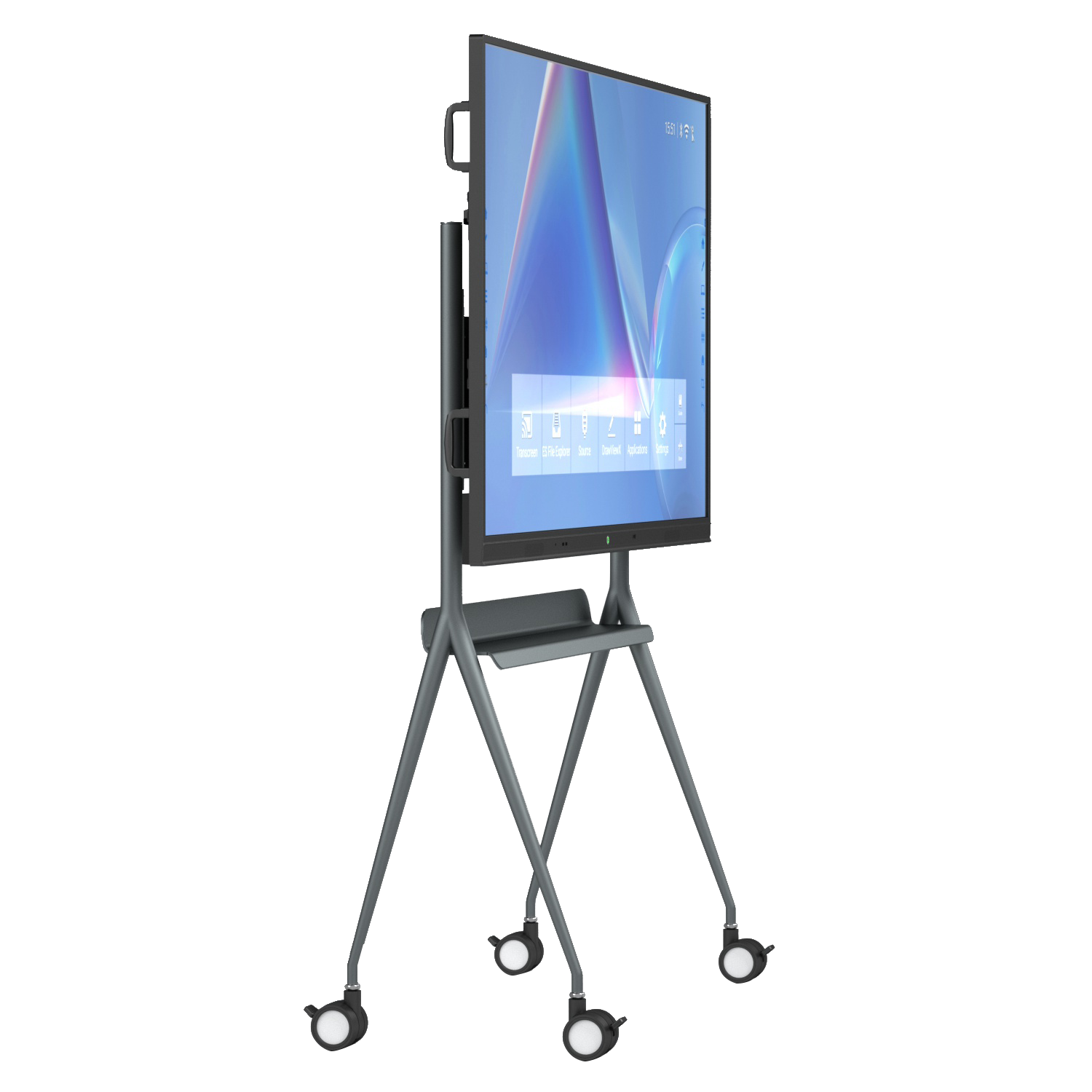 TIBURN Interactive Whiteboard Smartboard Board 75 R2 Pro 4K UHD Touch  Screen Smart Board (Electronics whiteboard with Removable Stand, Conference