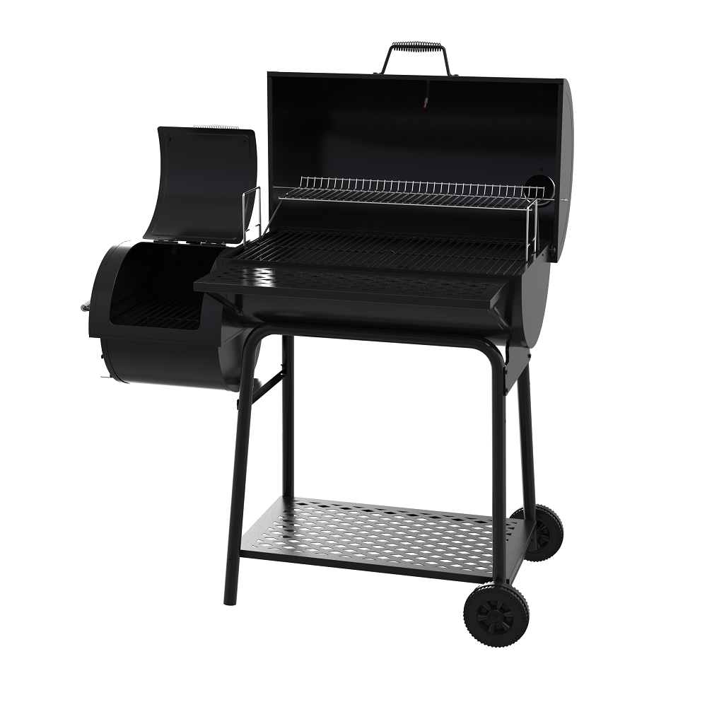 Royal Gourmet 30 CC1830F Charcoal Grill with Offset Smoker and Gloves 