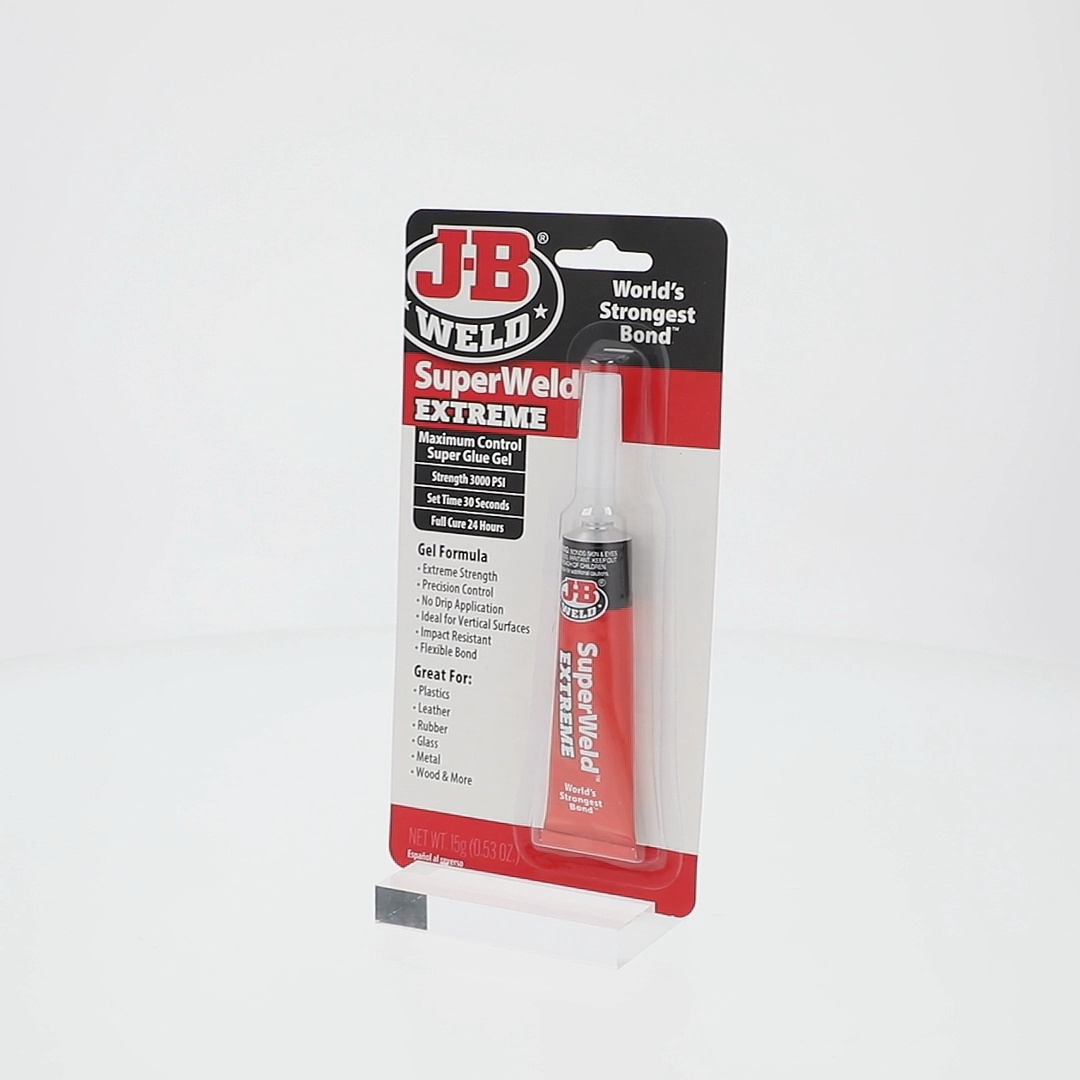 J-B Weld High Strength SuperWeld Extreme Instant Adhesive, Clear