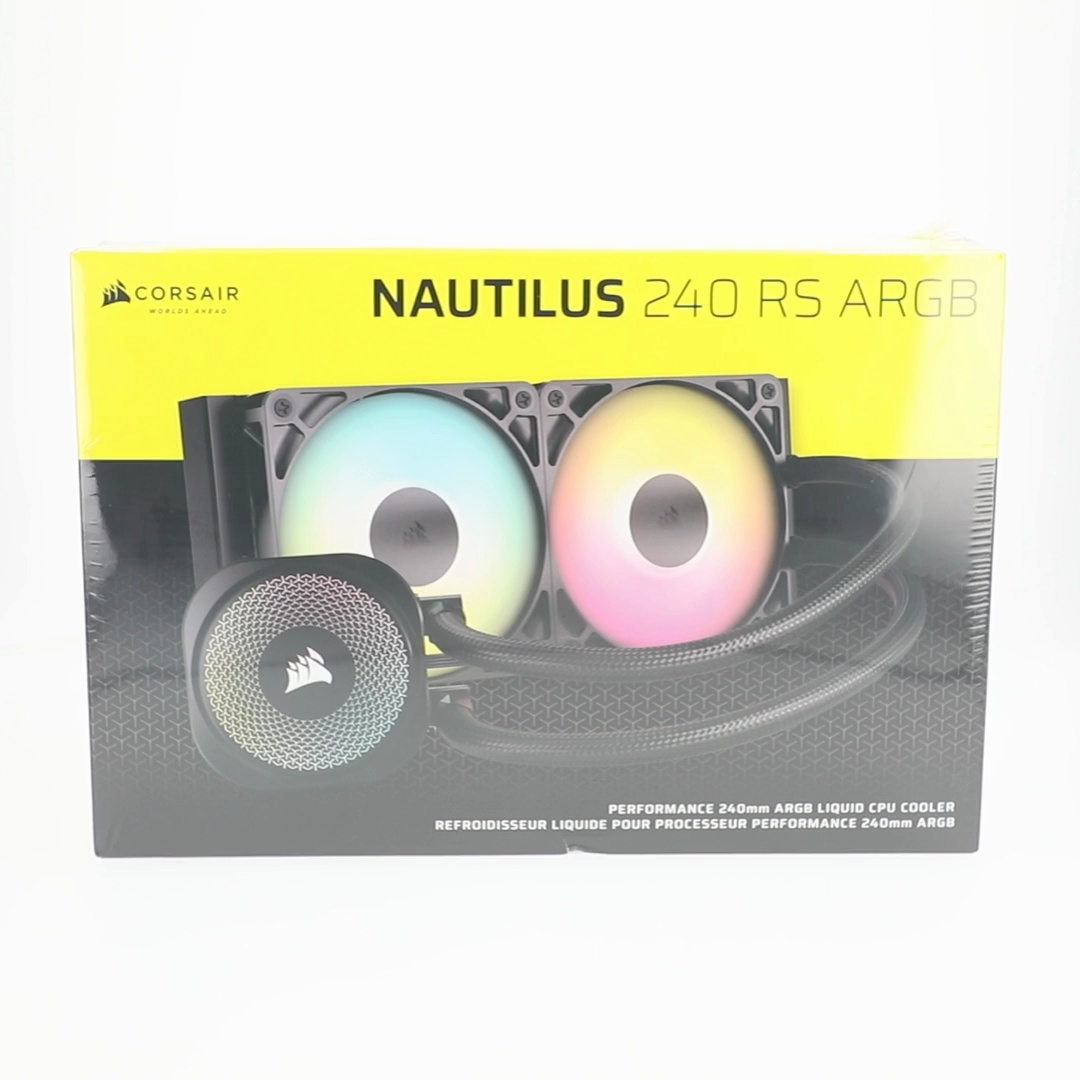 Corsair, Liquid CPU Cooler, NAUTILUS 240 RS, ARGB Fans - Walmart.com