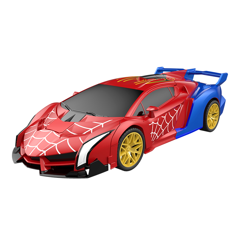 thumbnail video image 2 of Remote Control Transforming Car Robot Toy One-Button Transforming 2.4Ghz 1:18 Scale, 2 of 11