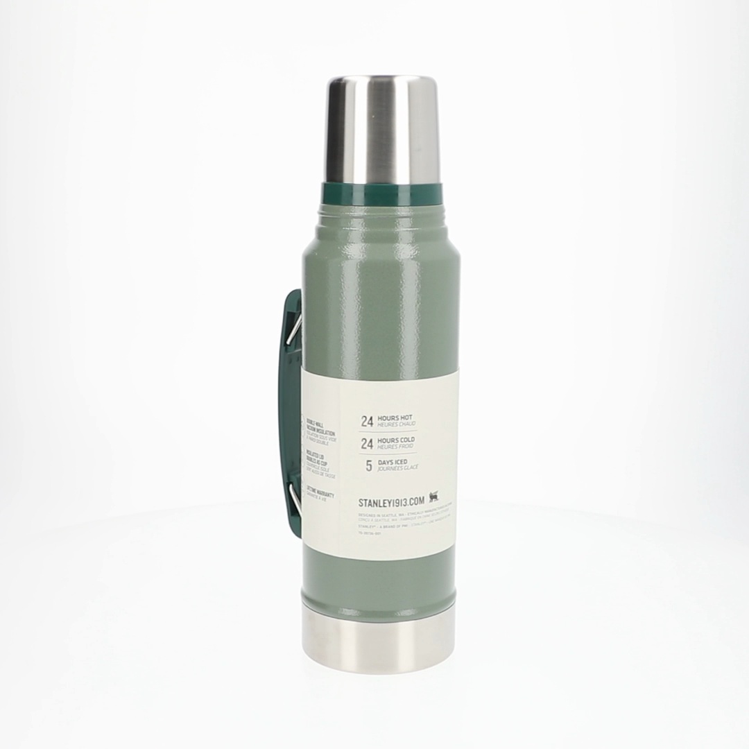 STANLEY Classic Insulated Spill-Proof Thermos Flask, Vacuum Bottle