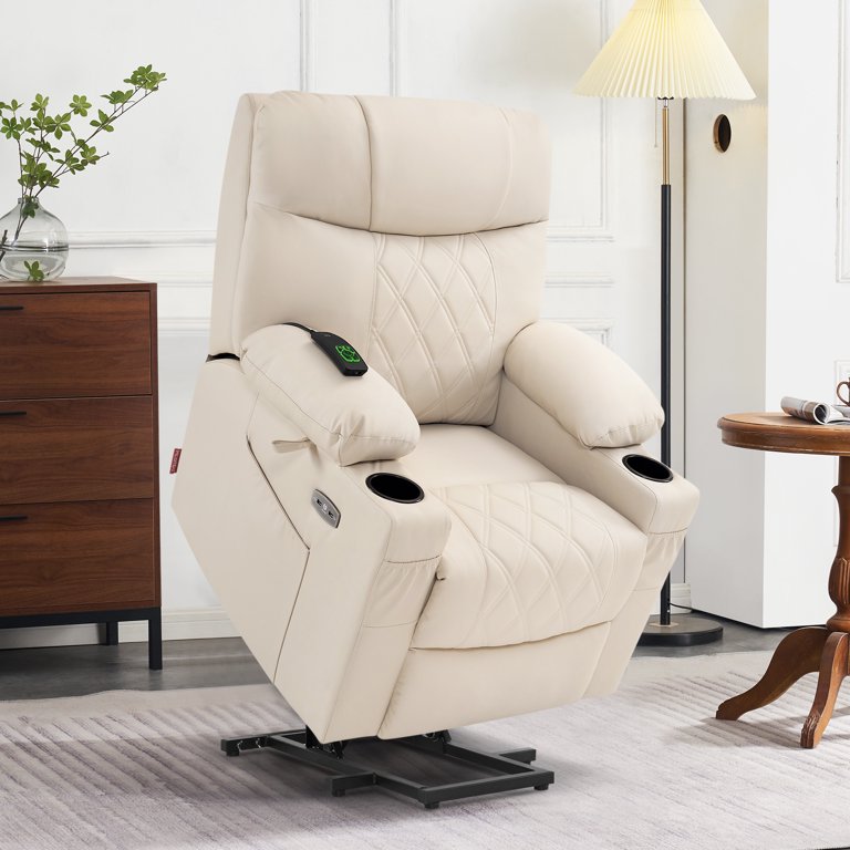 Mcombo Small Sized Electric Power Lift Recliner Chair Sofa With Massage
