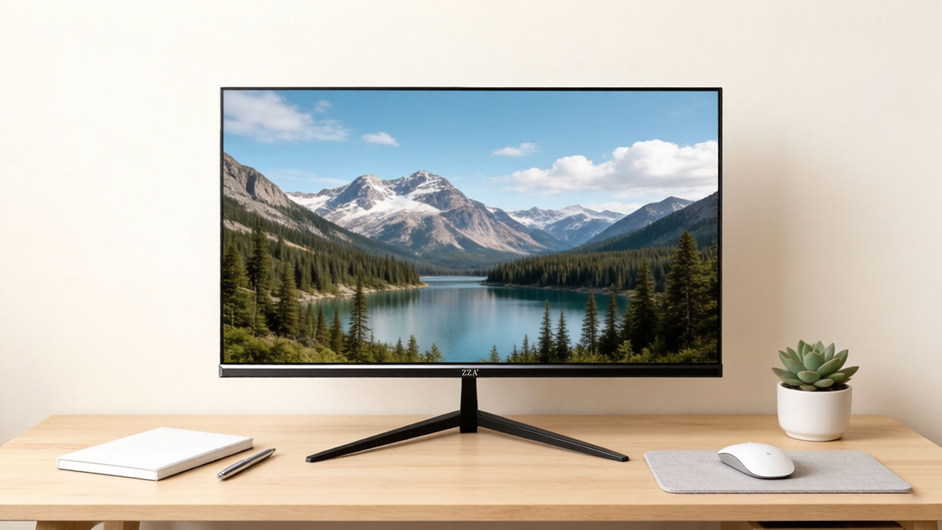 thumbnail video image 2 of ZZA 32 Inch 4K UHD 3840x2160 60Hz VA Gaming Computer Monitor AdaptiveSync Premium HDR10 100% sRGB IPS PC Monitors, 2 of 9