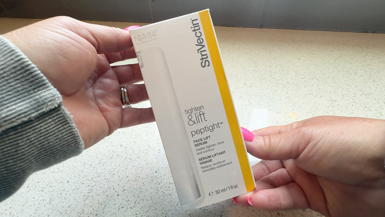 thumbnail video image 2 of StriVectin Peptight Face Lift Serum, 1 fl oz, 2 of 12