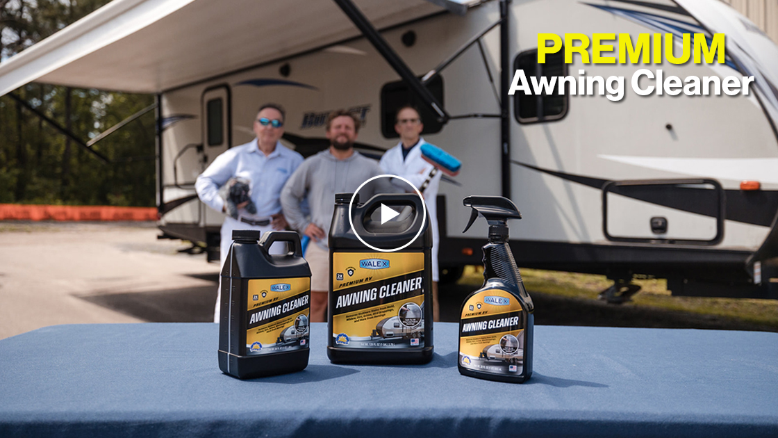 thumbnail video image 2 of Walex Premium RV & Marine Awning Cleaner 32oz Removes Mold, Mildew, Dirt & Stains, 2 of 7