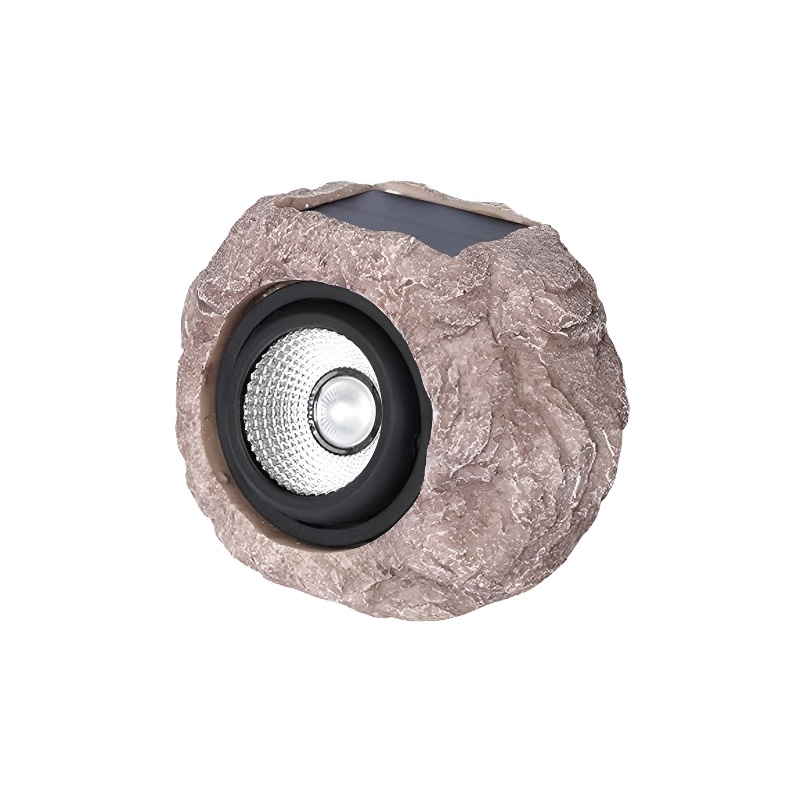 thumbnail video image 2 of Kanstar Solar Rock Light Waterproof LED Landscape Path Spotlight for Garden and Yard, 2 of 7