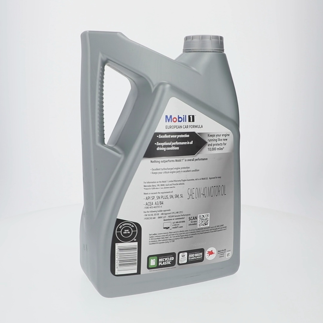 3 pack) Mobil 1 FS European Car Formula Full Synthetic Motor Oil