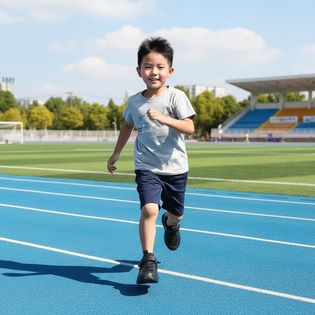 thumbnail video image 2 of vibdiv Boys Girls Sneakers Kids Sports Running Walking Lightweight Breathable Athletic Running Shoes Dark Grey Big Kid Size 3, 2 of 9