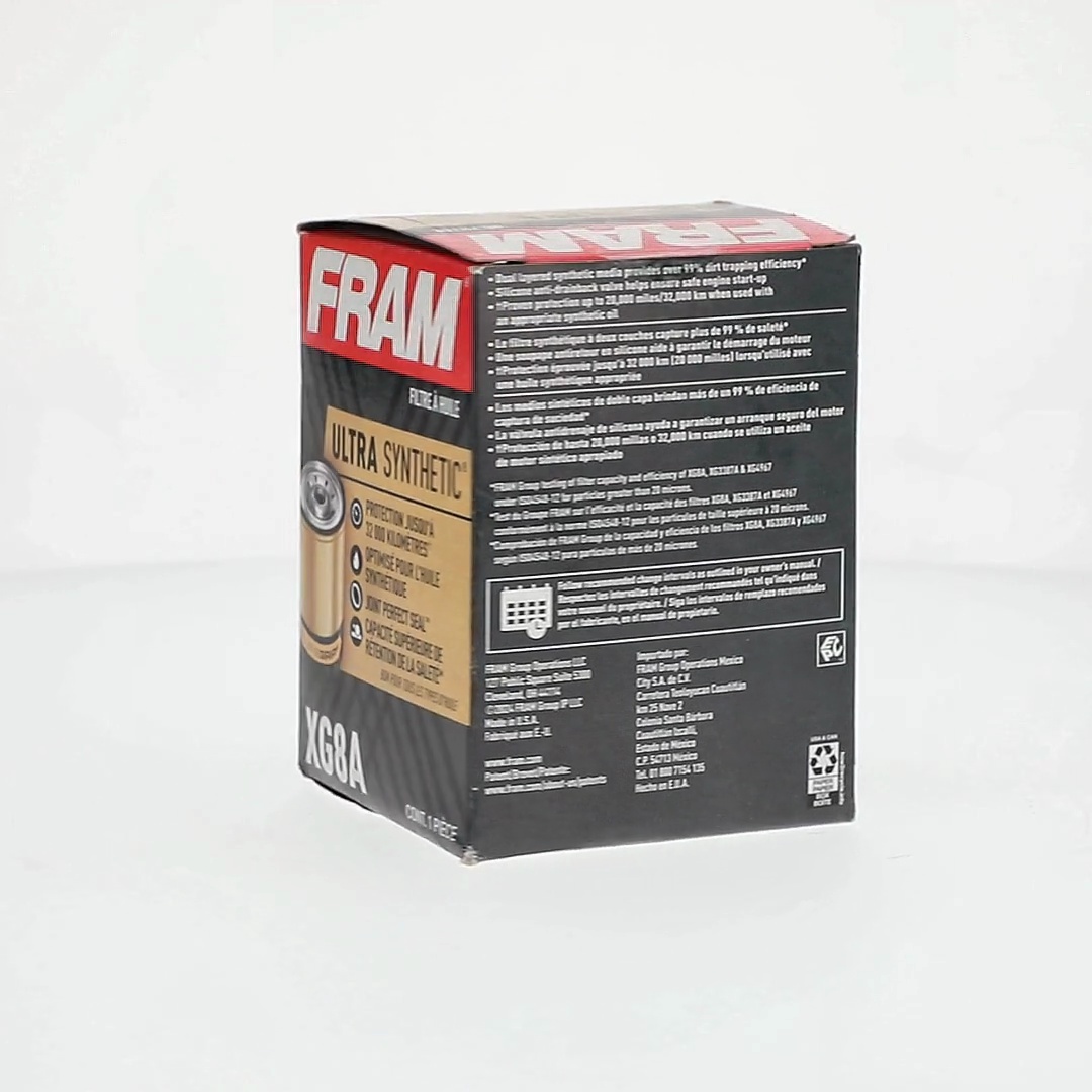 FRAM Ultra Synthetic Oil Filter 6 Pack, 20K Mile Engine Protection