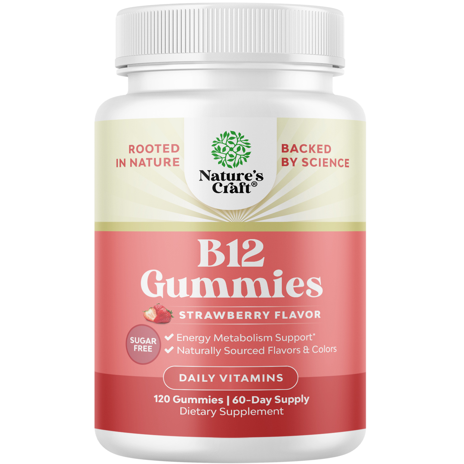 thumbnail video image 2 of Natures Craft Vitamin B12 Gummies for Energy and Immune Support, Sugar-Free, Vegan, 1000 mcg, 60 Ct, 2 of 9