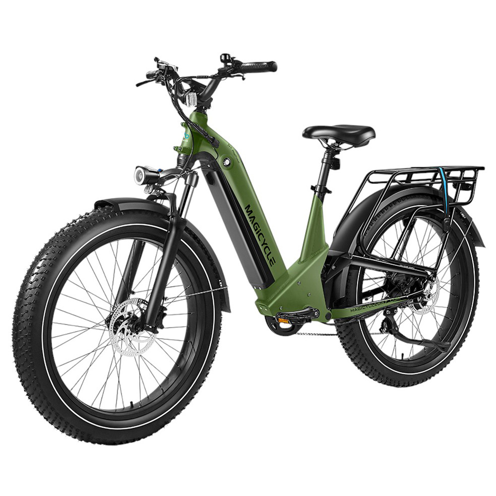 thumbnail video image 2 of MAGICYCLE Deer Electric Bike for Adults, 1000W 32MPH Motor, 52V20Ah Battery, 20''x4.0'' Fat Tire Electric Bicycle, 120 Miles Range, Hydraulic Disc Brake, Full Suspension E-Bike for Men Women, 2 of 10