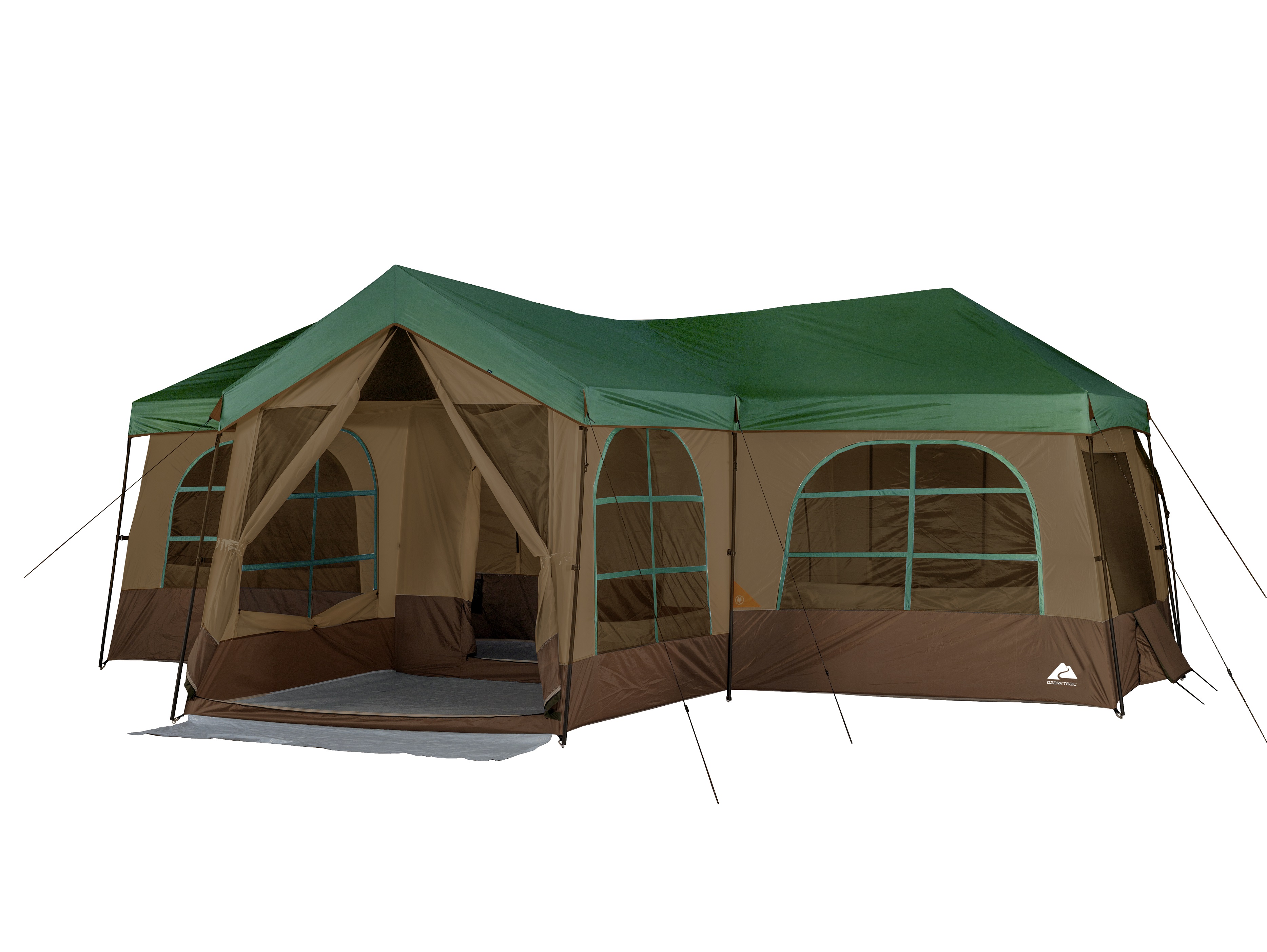 カプラス　トレイル８ｆｔ　＃４ Ozark Trail Flat Creek 12-Person Family House Cabin Tent with