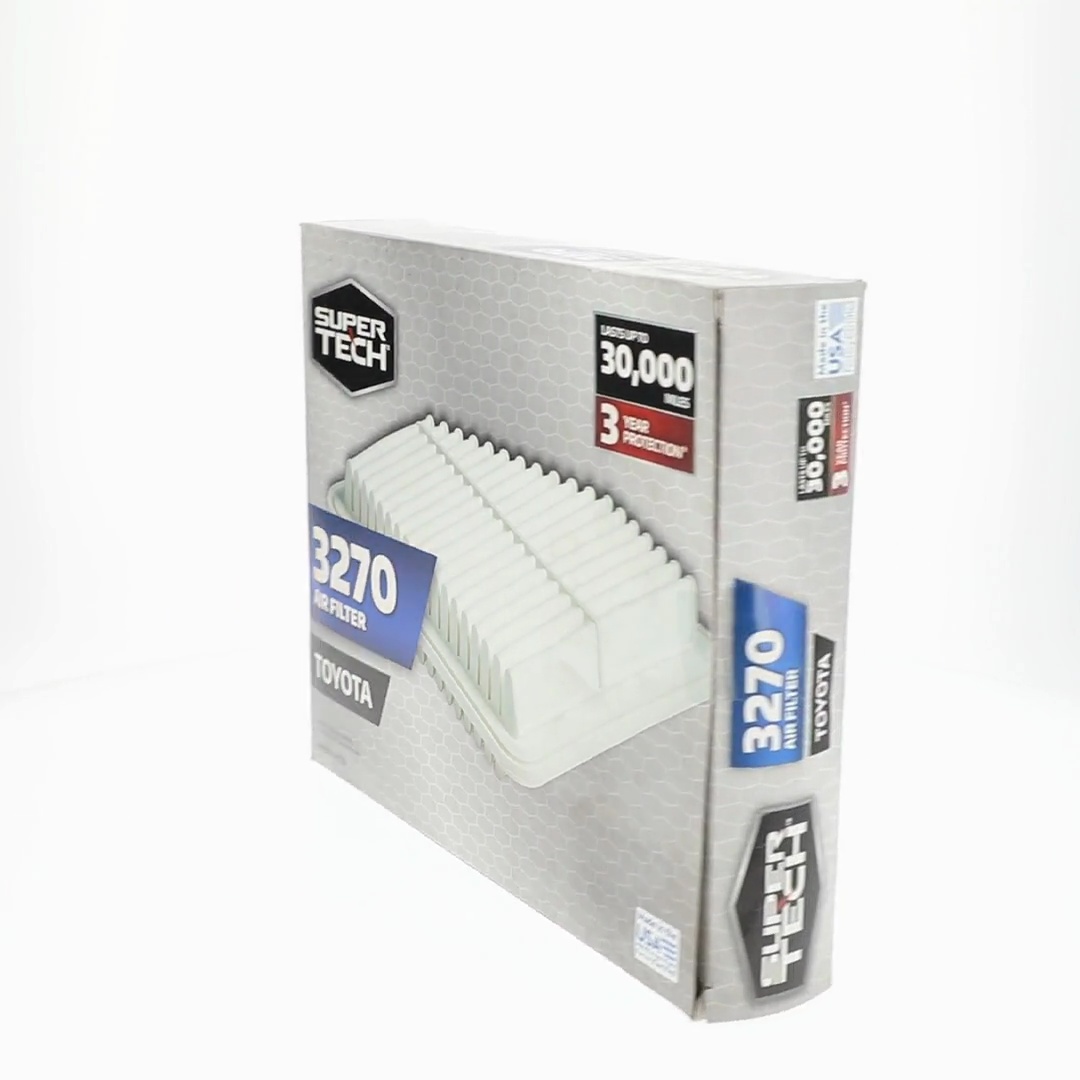 Super Tech 3270 Engine Air Filter, Replacement Filter for Toyota