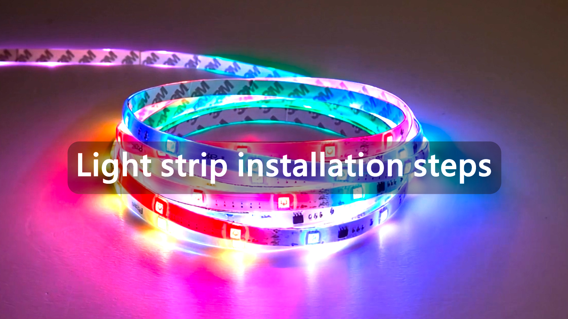 thumbnail video image 2 of YULINKCO RGB+IC LED Lights for 32-43 Inch TV, 9.84ft Backlight Strip Behind TV, Bluetooth App & Voice Control, 44 Scene Modes, Music Sync, for Ambient Gaming, Bedroom, Monitor, Living Room, 2 of 9