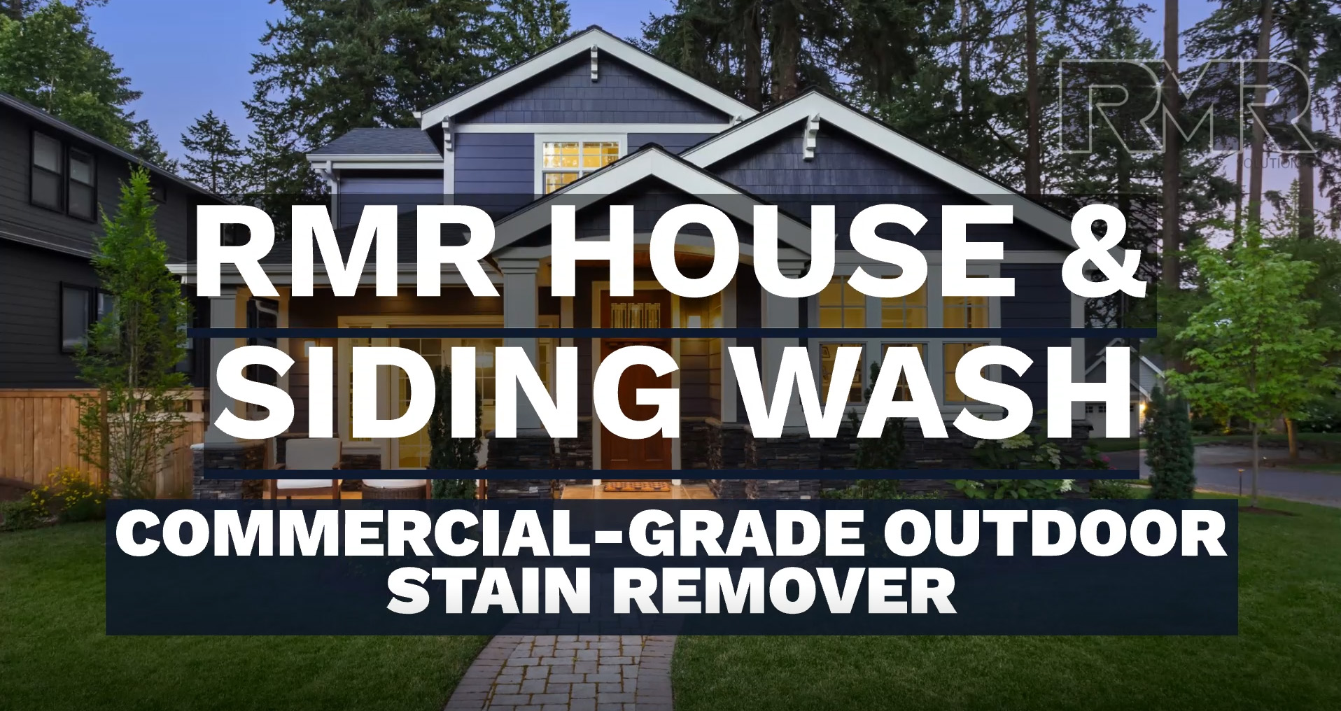 thumbnail video image 2 of RMR House & Siding Wash, Hose-End Adapter, 64 Oz. Cleaner & Stain-Fighter, 2 of 10