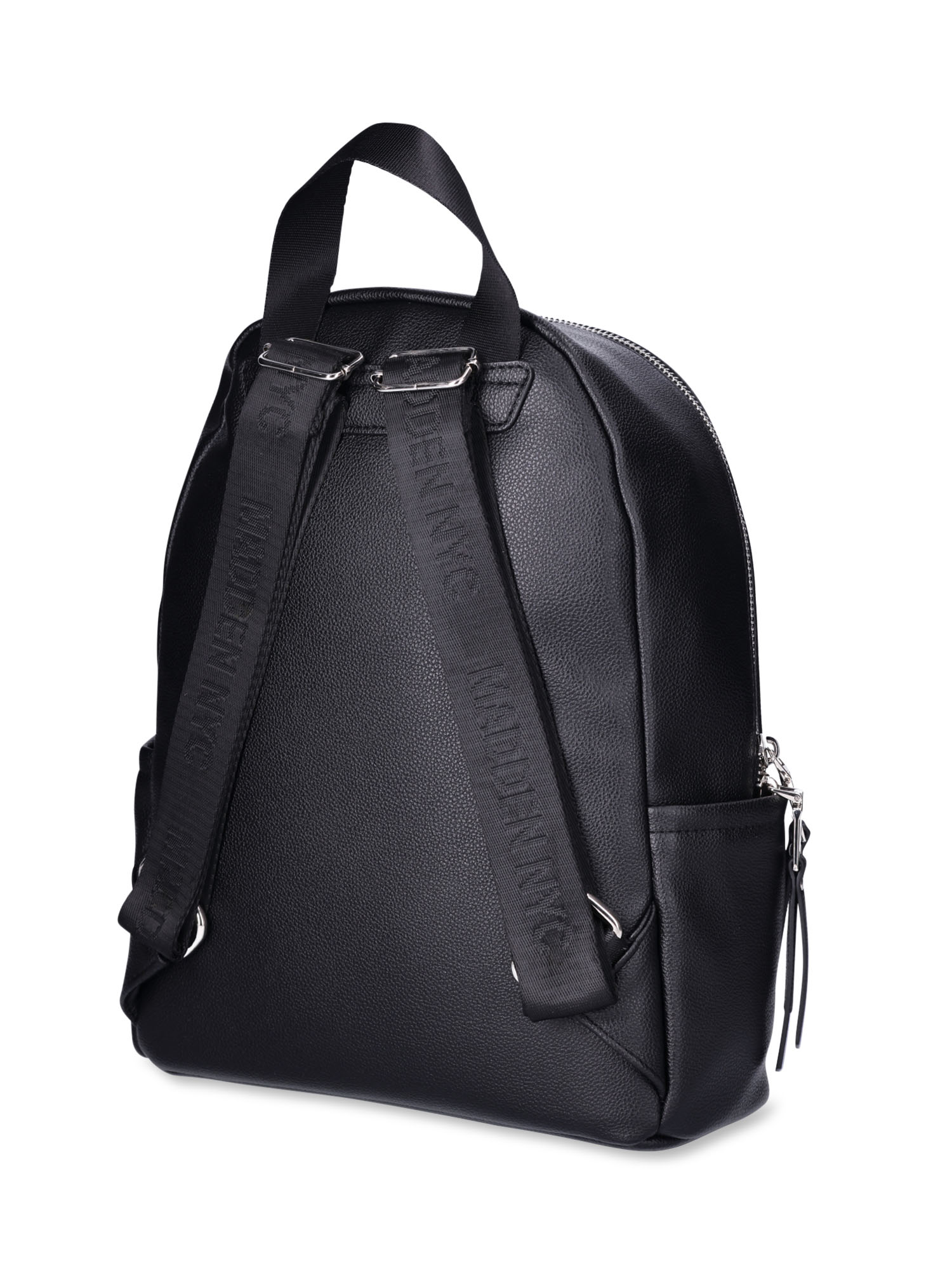 Madden NYC Women's Mini Backpack with Embellished Pouch, Black 