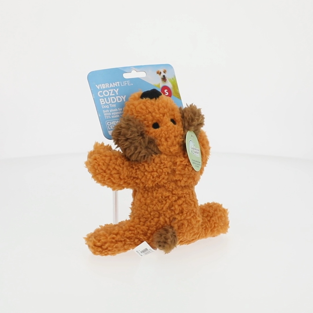 Vibrant Life Cozy Buddy Floppy Dog Toy Chew Level 1 Soft Plush