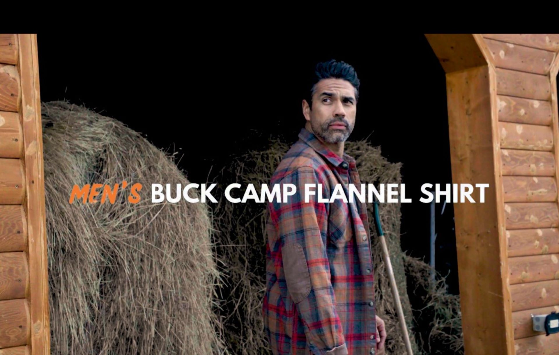 thumbnail video image 2 of Legendary Whitetails Men's Buck Camp Flannel Shirt Long Sleeve Button Down 100% Cotton, 2 of 7