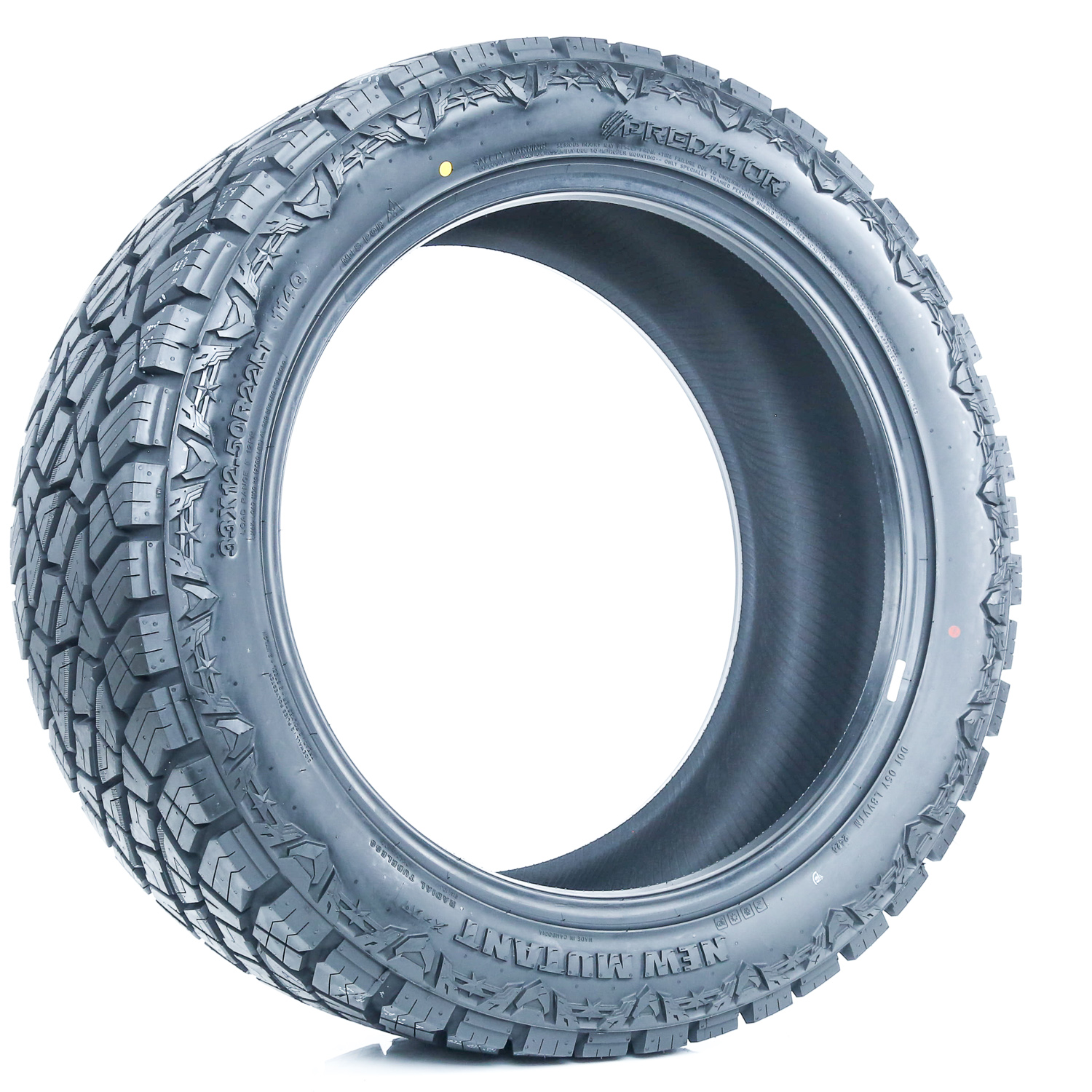 Tire Predator New Mutant X-AT LT 33X12.50R22 Load F 12 Ply